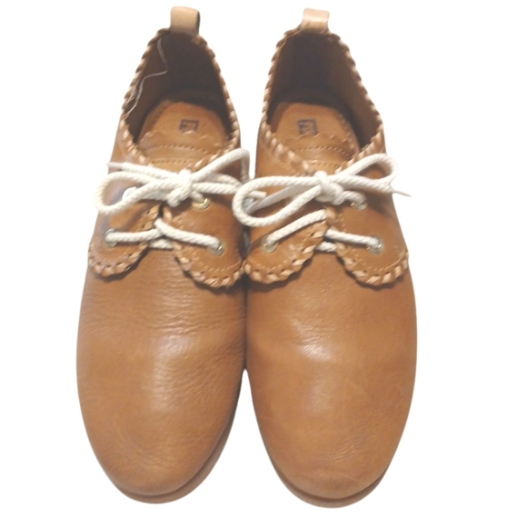 Pikolinos Tan Leather Oxfords Women's Leather Lace Up Flats Size 6 - Picture 2 of 10